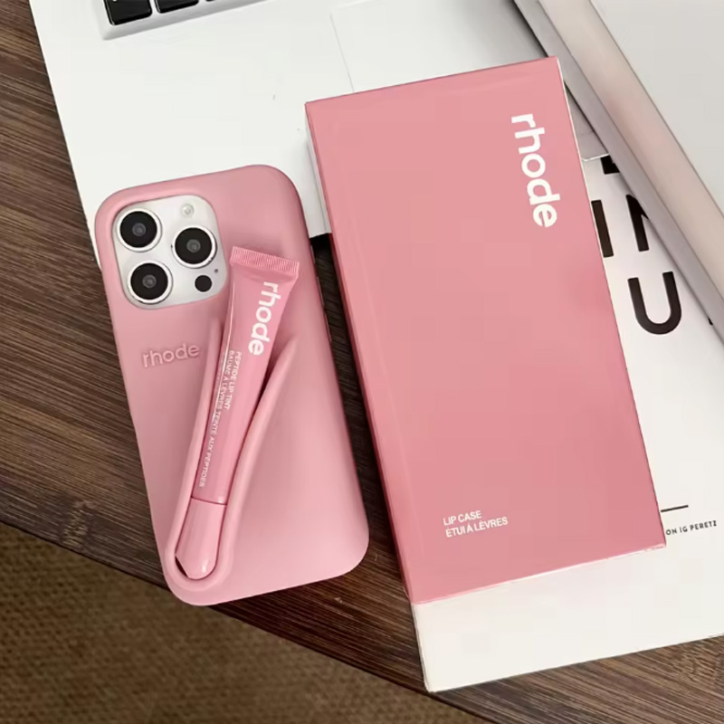 Phone Cases Rhode - Stilvolles Rhode Lipgloss-Halter-Case für iPhone 11-17