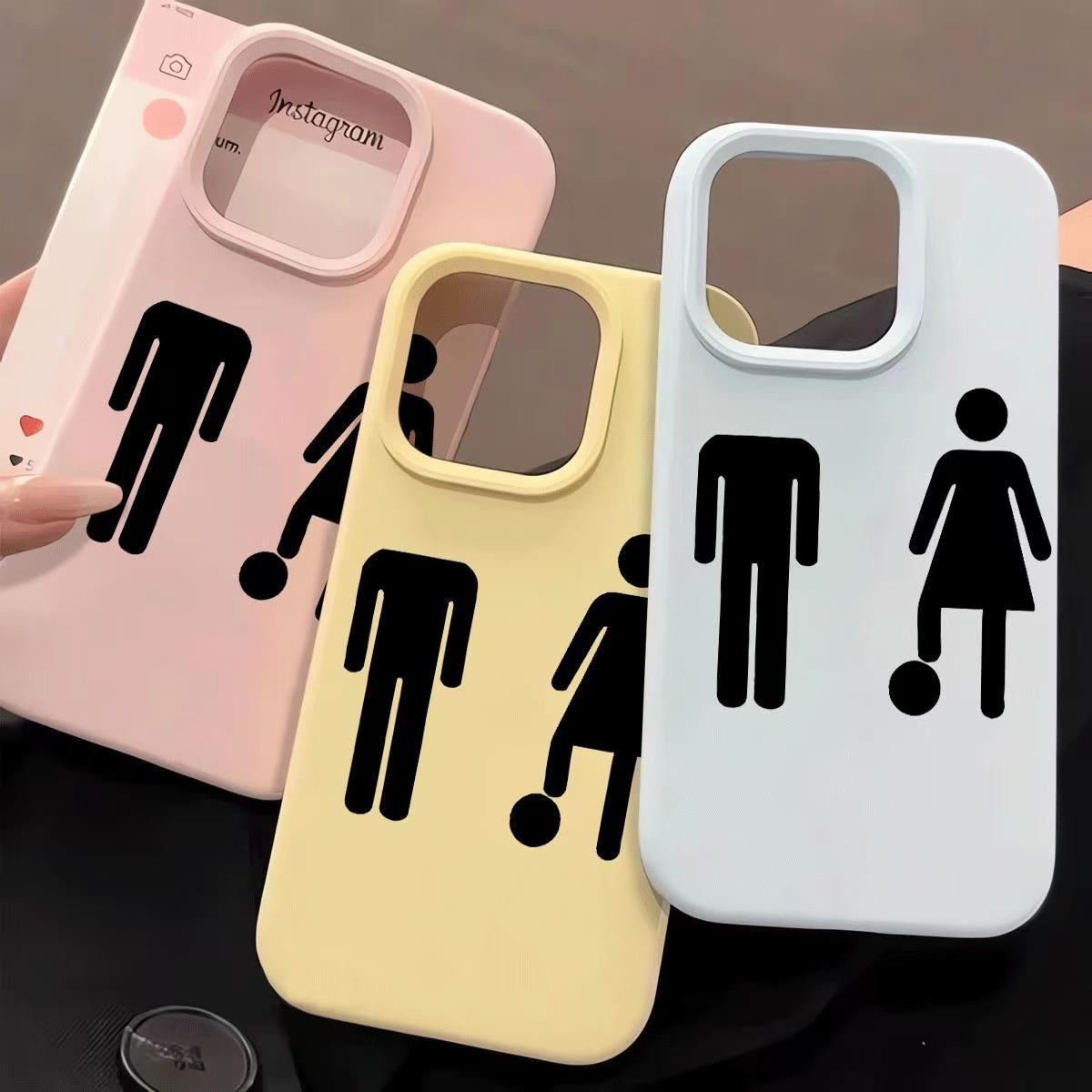 Phone Cases Websites - Lustige, abstrakte, niedliche Mini-Figuren Handyhülle für