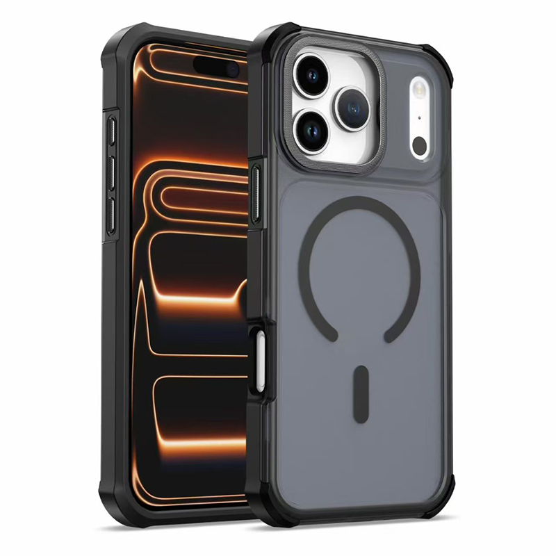 Phone Cases Quality - Hochwertige Vier-Ecken-Anti-Sturz-Airbag-Magnetische Kabellose Ladehülle für iPhone