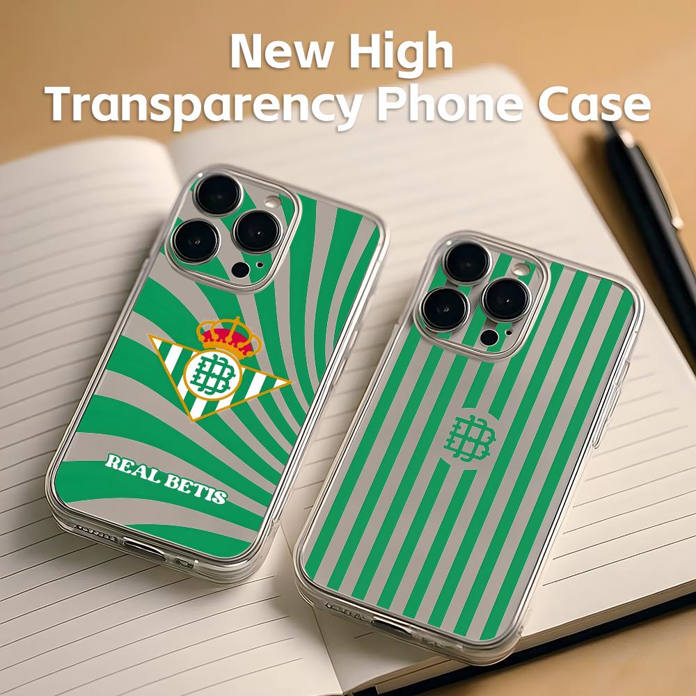 Phone Cases Transparent - R-Real Luxus B-Betis-s Handyhülle für iPhone