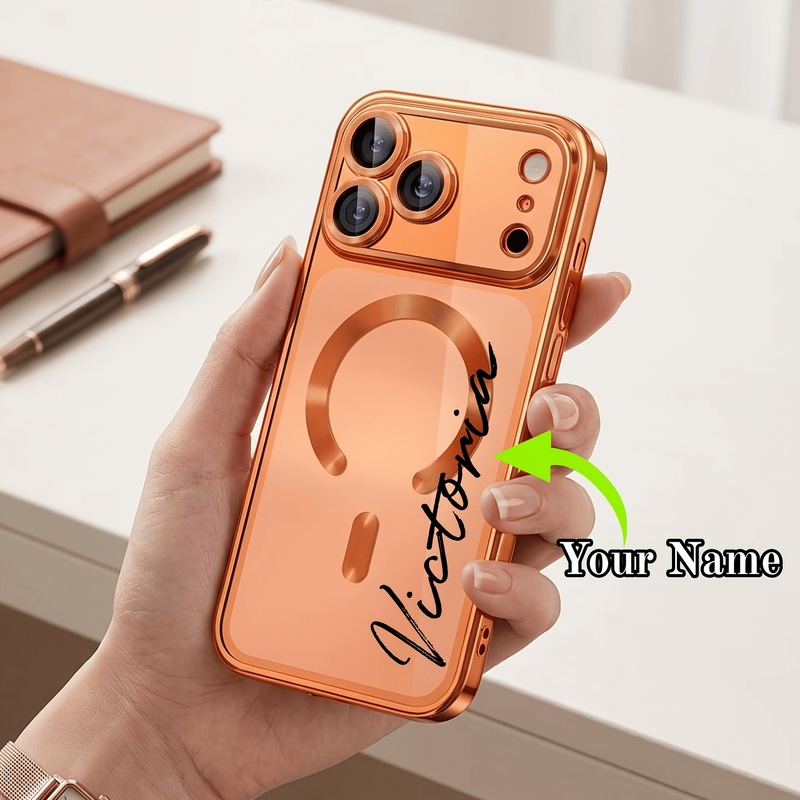 Phone Cases Personalised - Personalisierte, mit individuellem Namen versehene, galvanisierte