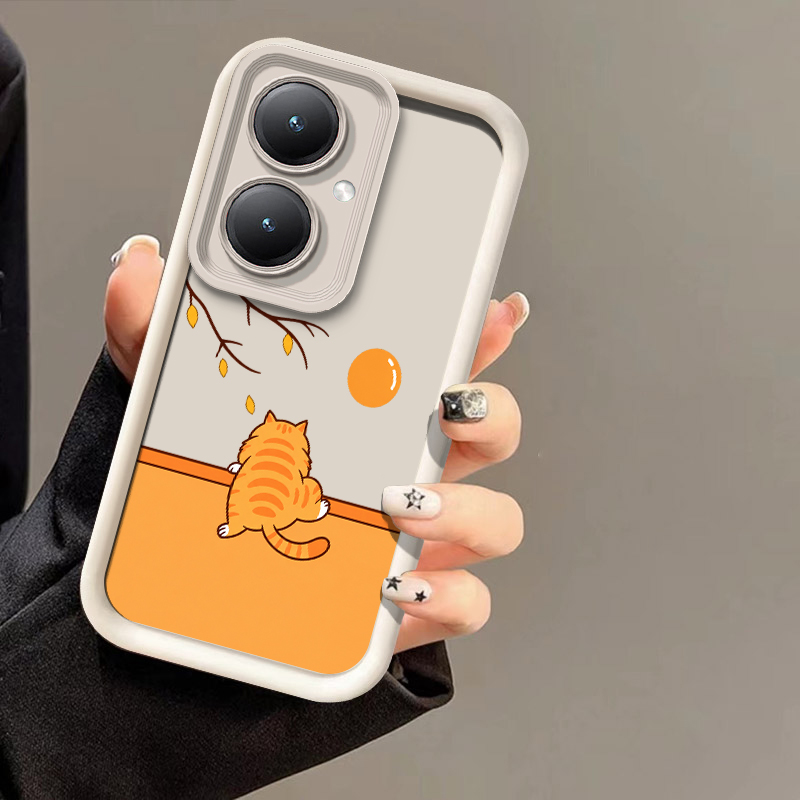 Phone Cases Vivo - Niedliche, farbenfrohe Handyhülle mit Katzenmotiv für