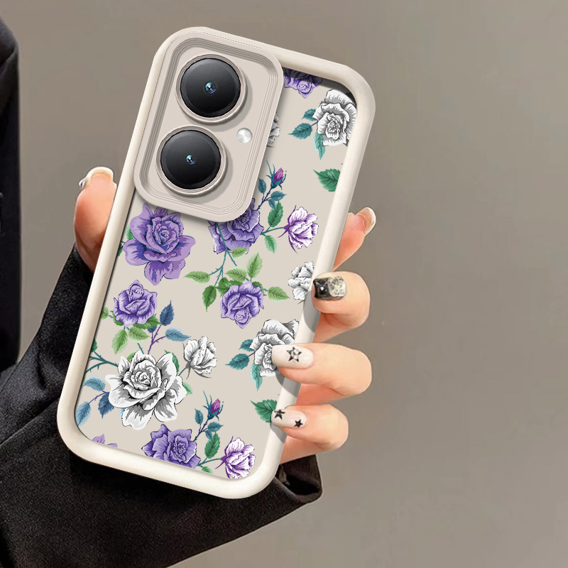 Phone Cases Vivo - Blumenmalerei-Handyhülle für Vivo Y38 Y30 Y29