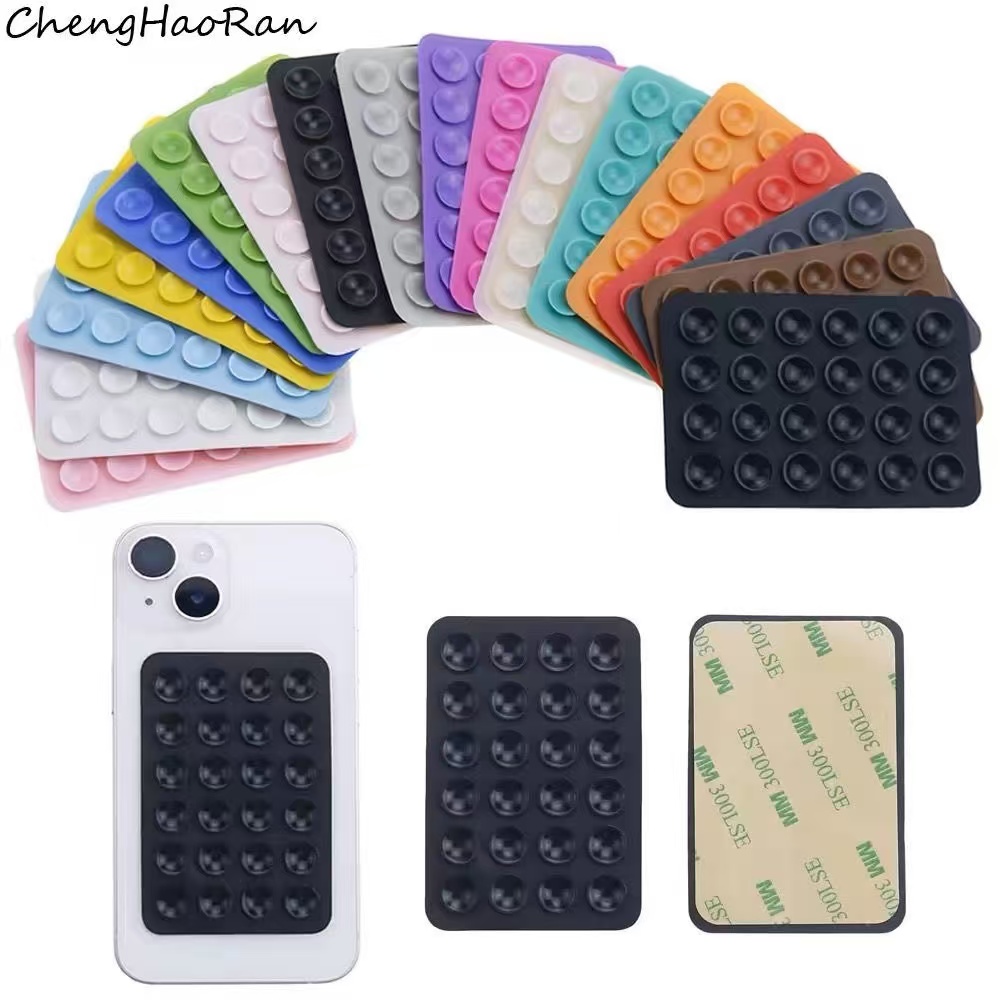Phone Cases Case - Multifunktionaler Silikon-Saugnapf-Handyhalter, quadratische, rutschfeste, einseitige Handyhülle