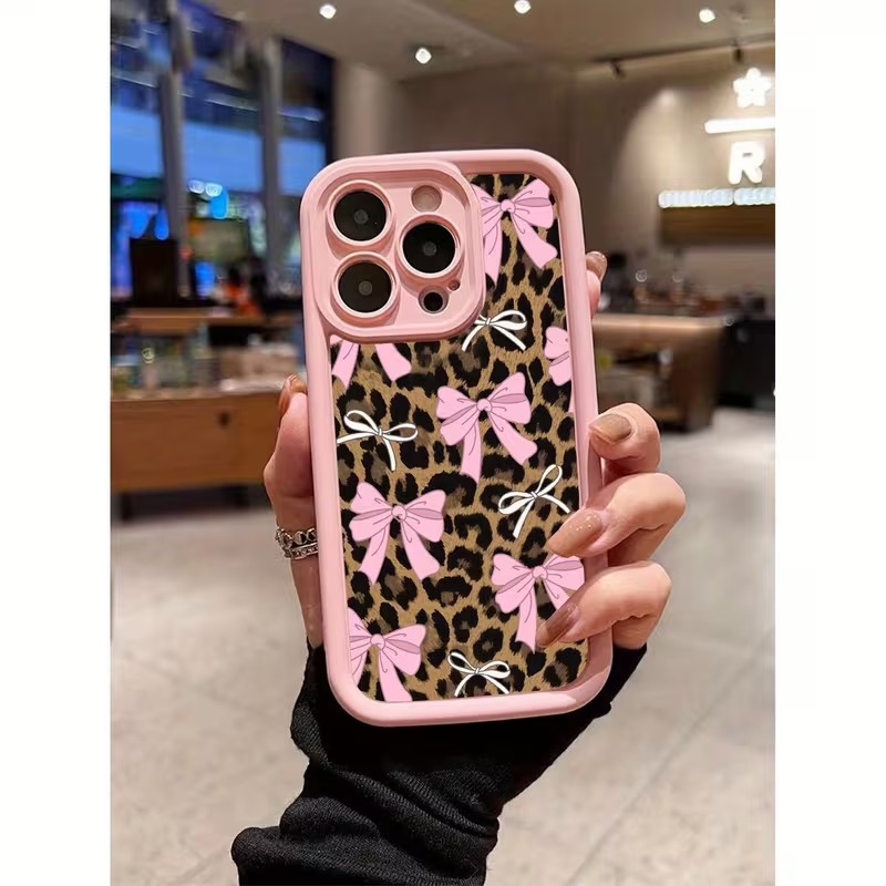 Phone Cases Unique - Leopardenmuster Schleife Handyhülle für iPhone 18