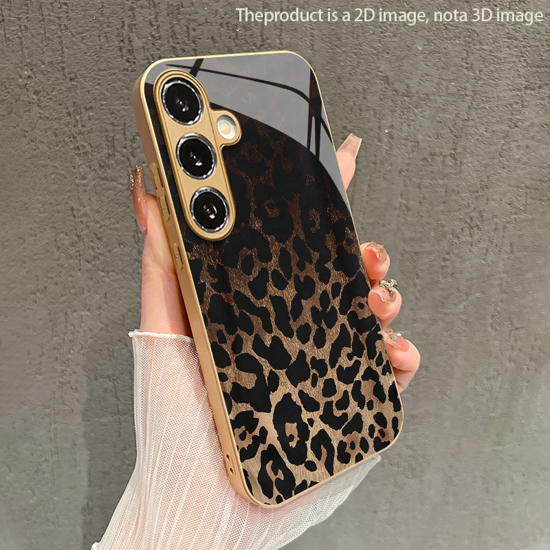 Phone Cases Protective - Retro-Leopardenmuster 2D-Handyhülle für Samsung S26 S25