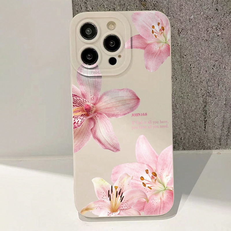 Blaue Blumenmuster-Silikon-INS – Phone Cases Unique Bewertung und Preis