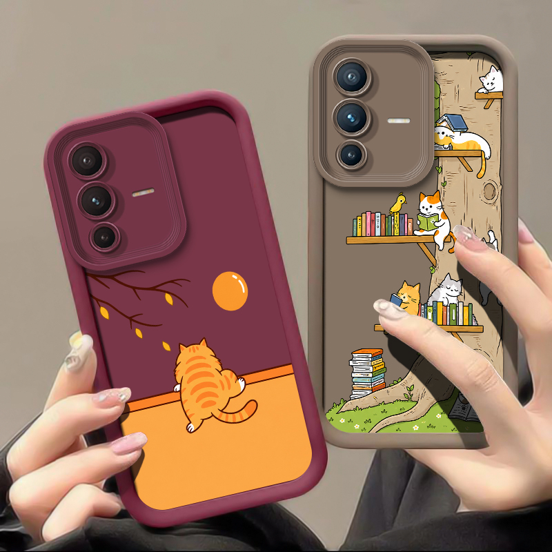 Handyhülle mit Cartoon-Katzenm – Phone Cases Vivo Bewertung und Preis