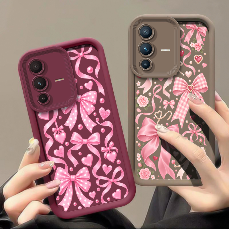 Handyhülle mit rosa Schleifen- – Phone Cases Vivo Bewertung und Preis