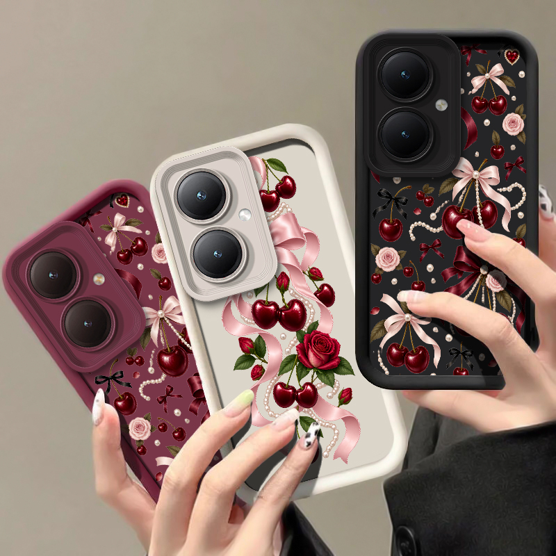 Cartoon-Kirsch-Schleifenmuster – Phone Cases Vivo Bewertung und Preis