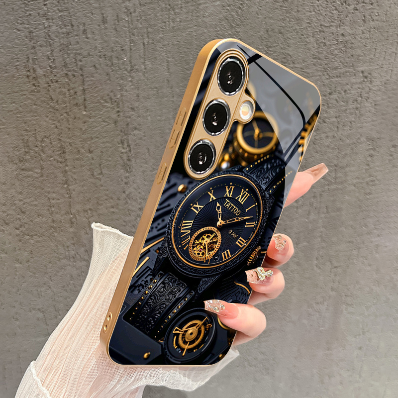 Mechanische Golduhr-Muster 2D  – Phone Cases Protective Bewertung und Preis