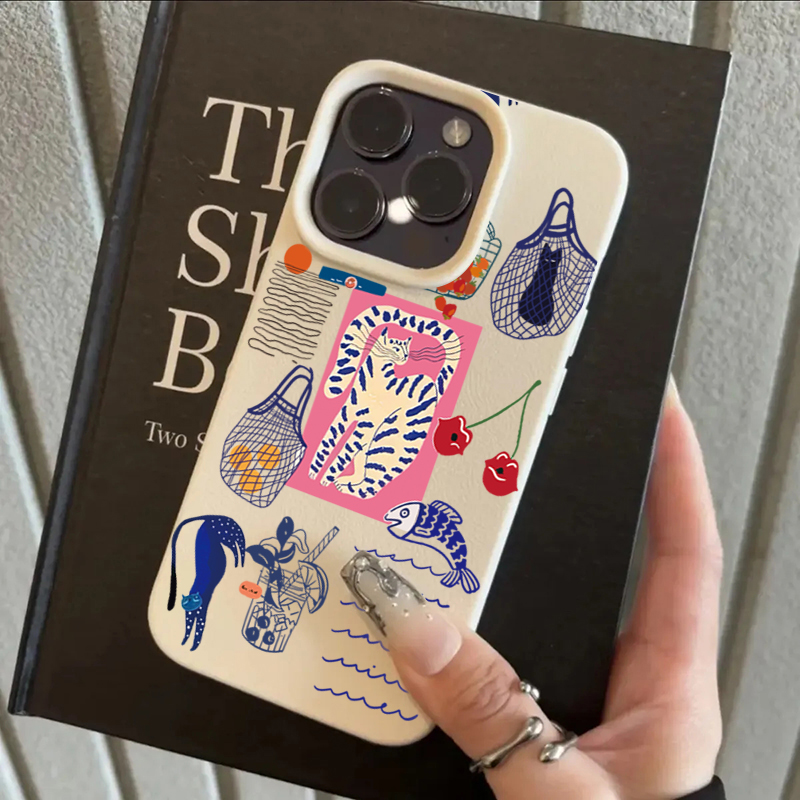 Niedliche Kirschkatzen-Handyhü – Phone Cases Cat Bewertung und Preis