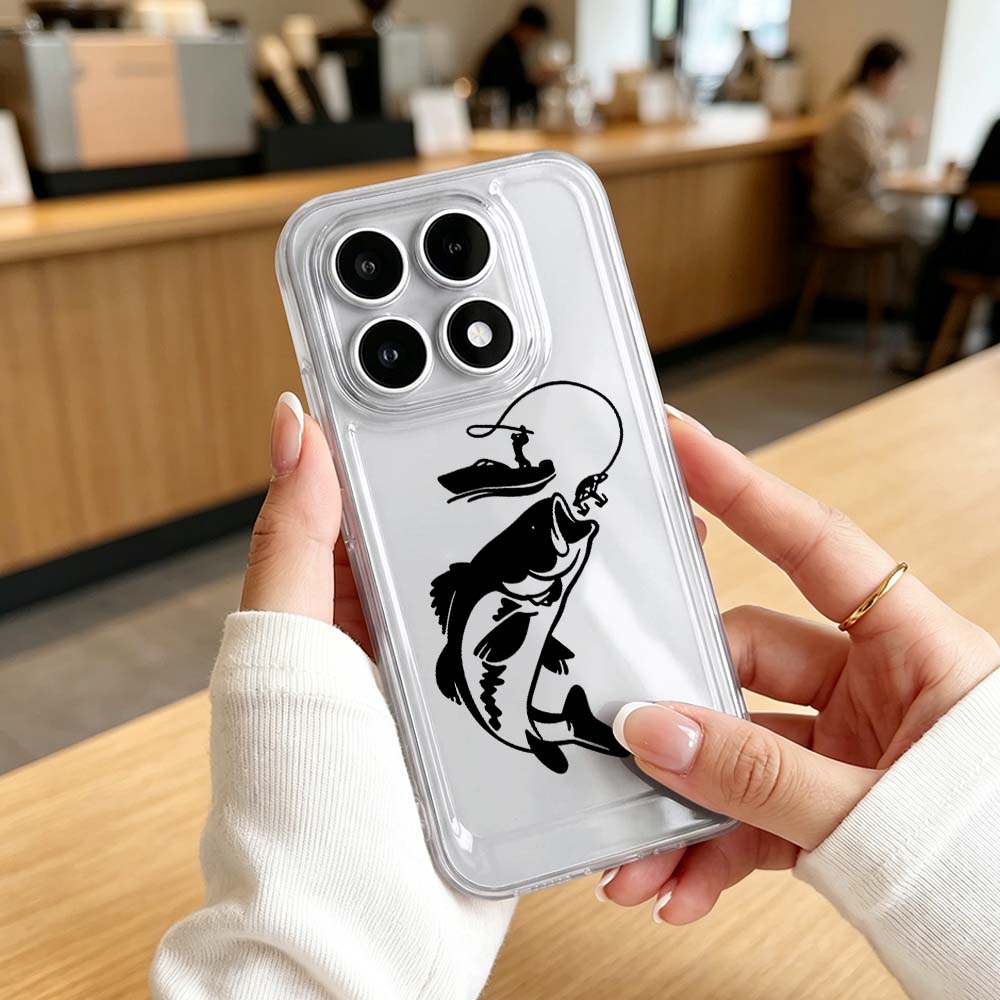 Fischer fängt Barsch Boot Hand – Phone Cases Xiaomi 15T Bewertung und Preis