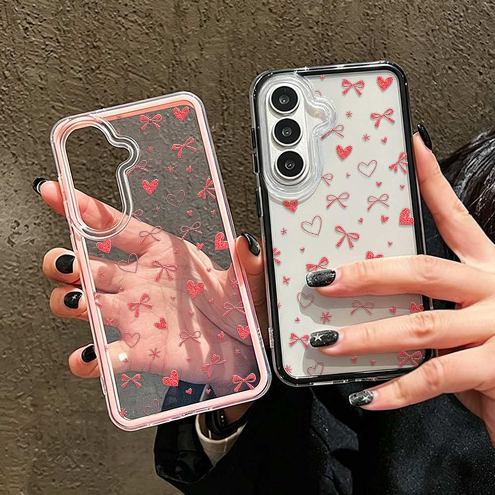 Bow Heart Handyhülle für Samsu – Phone Cases Transparent Bewertung und Preis