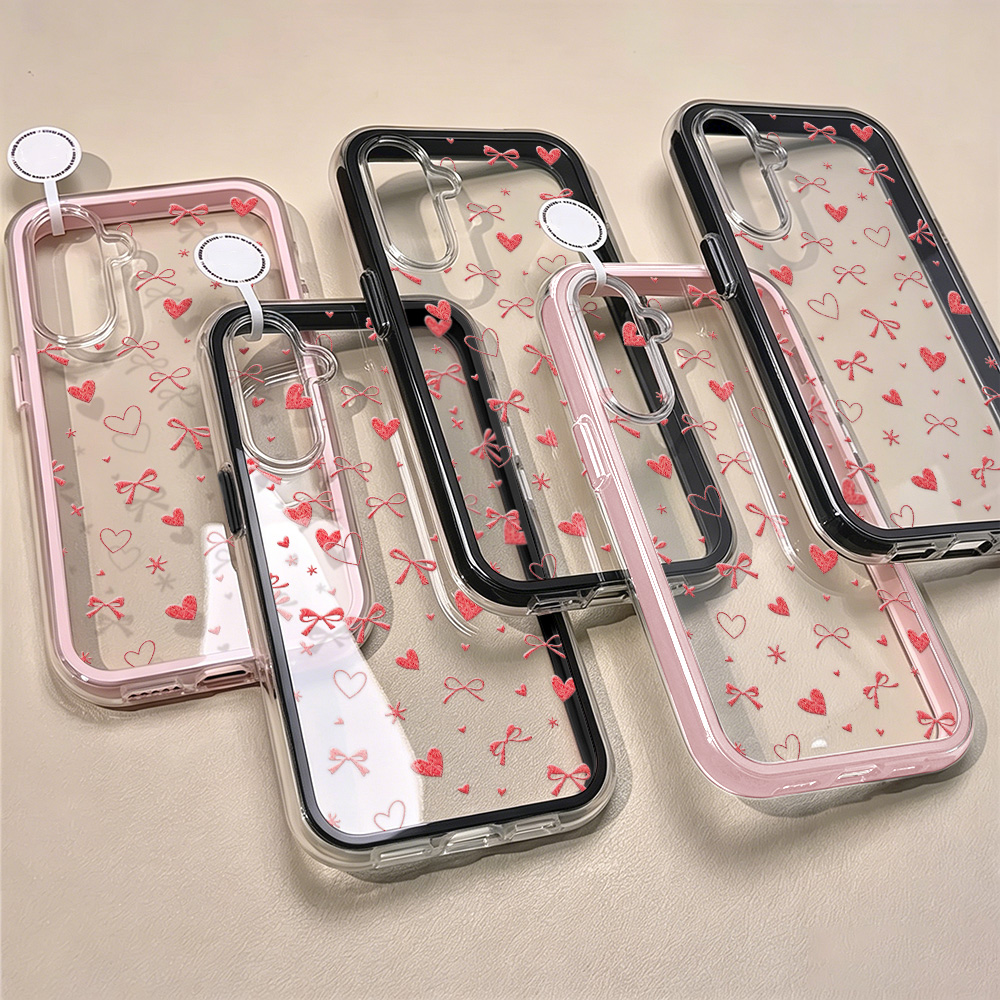 Bow Heart Handyhülle für Samsu – Phone Cases Transparent Bewertung und Preis