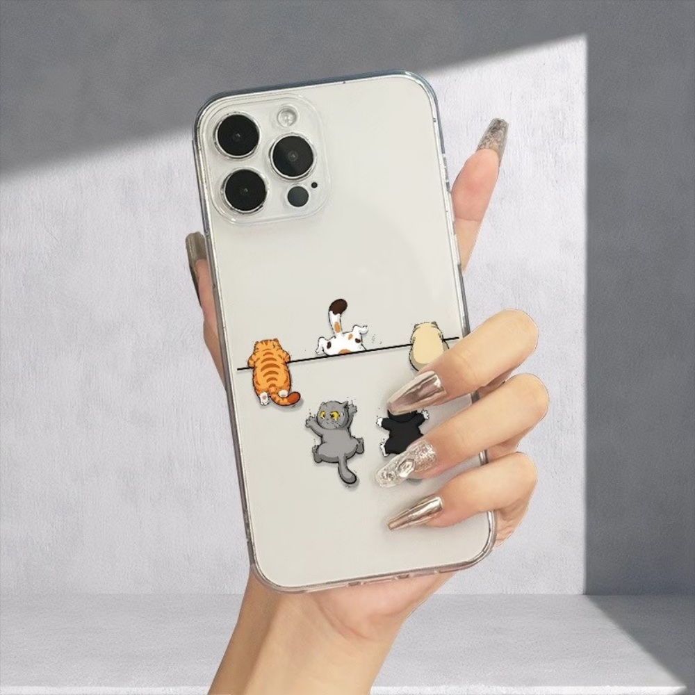 Süße Katzenmuster-Handyhülle f – Phone Cases Transparent Bewertung und Preis