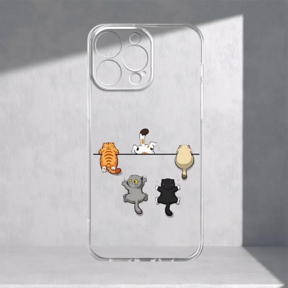 Süße Katzenmuster-Handyhülle f – Phone Cases Transparent Bewertung und Preis