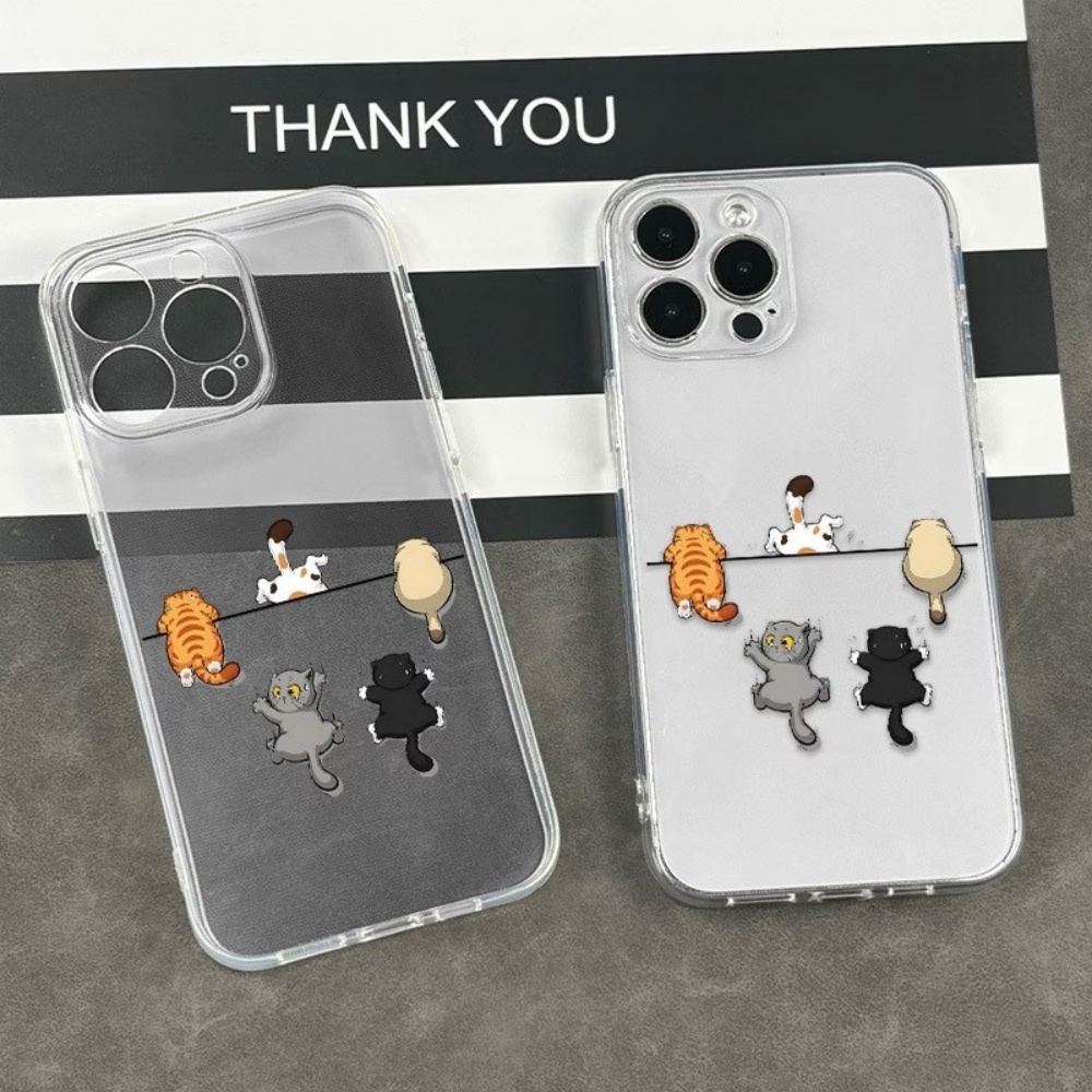 Süße Katzenmuster-Handyhülle f – Phone Cases Transparent Bewertung und Preis