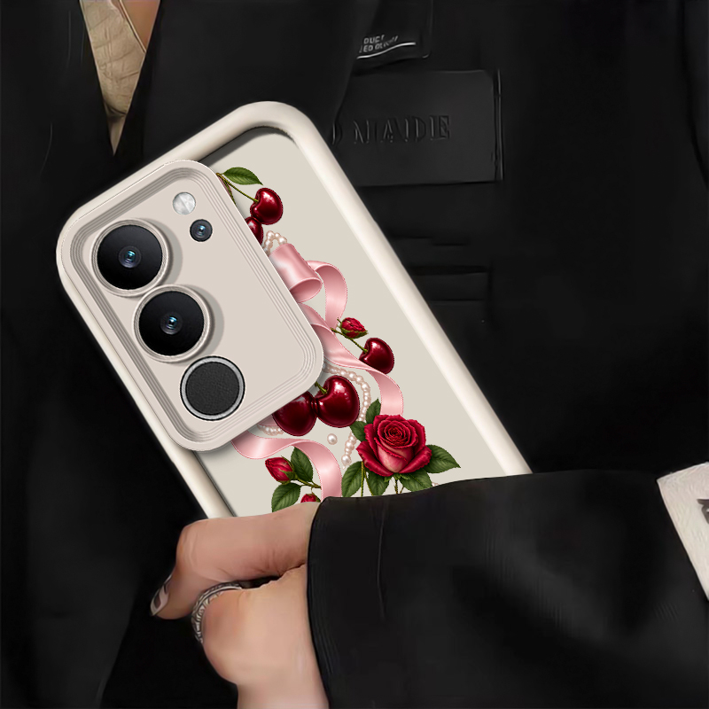 Handyhülle mit Cartoon-Kirsch- – Phone Cases Vivo Bewertung und Preis