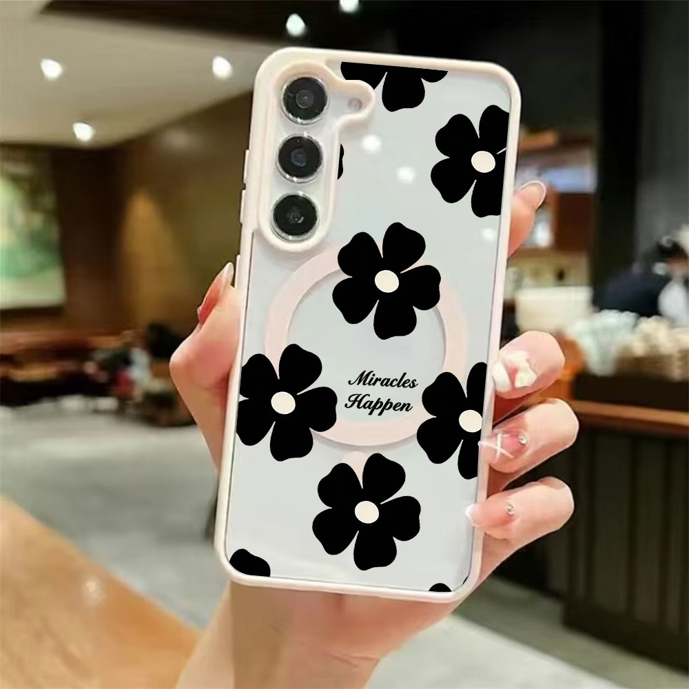 Schwarze Blumen Personalisiert – Phone Cases Magnetic Bewertung und Preis