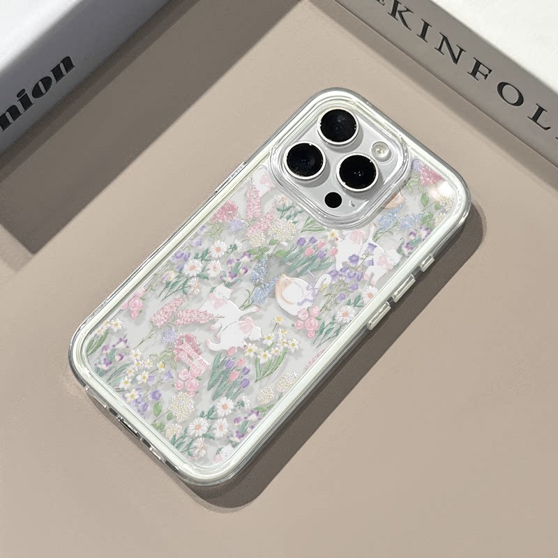 Niedliche Blumen-Katzen-Schwan – Phone Cases Cat Bewertung und Preis