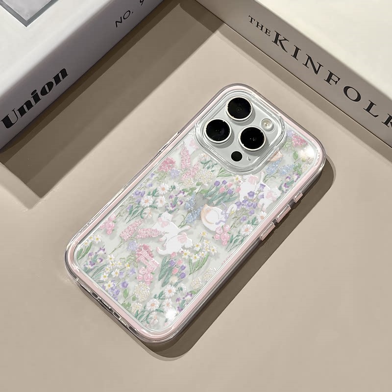 Niedliche Blumen-Katzen-Schwan – Phone Cases Cat Bewertung und Preis