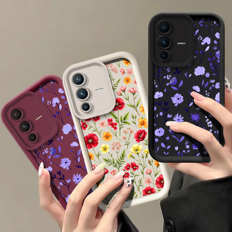 Bunte Handyhülle mit Blumenmus – Phone Cases Vivo Bewertung und Preis