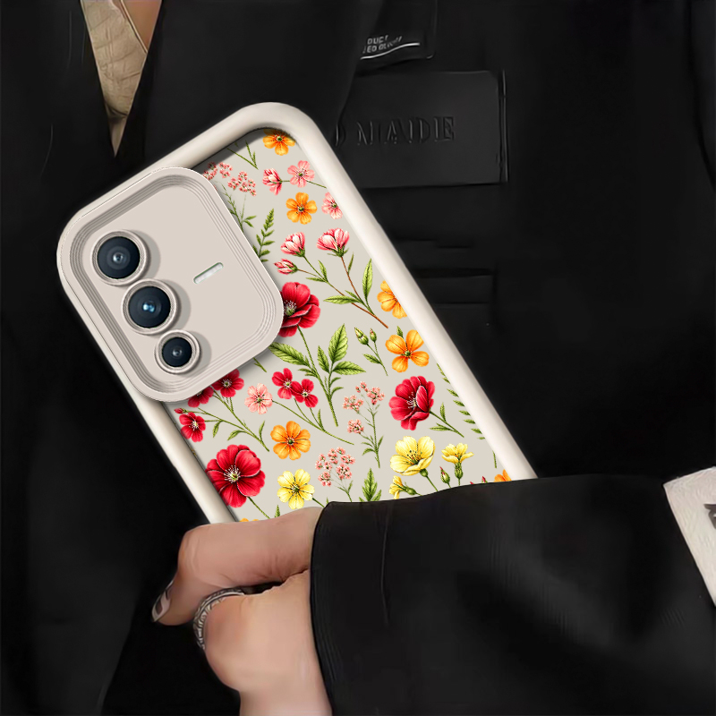 Bunte Handyhülle mit Blumenmus – Phone Cases Vivo Bewertung und Preis