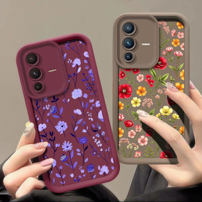 Bunte Handyhülle mit Blumenmus – Phone Cases Vivo Bewertung und Preis