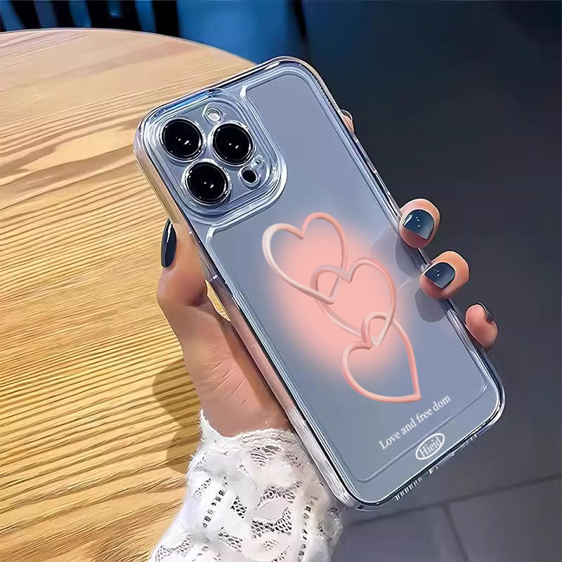 Handbemalte Rosa Herz Weiche H – Phone Cases Transparent Bewertung und Preis
